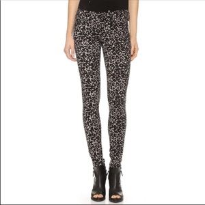 Rag & Bone Amoeba Animal Print Skinny Jeans 25